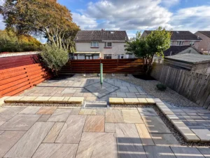 After photo of Rear Garden Renovation in Penicuik