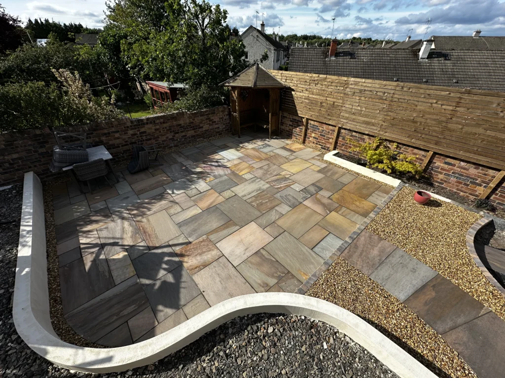 After photo of Back Garden Renovation in Loanhead